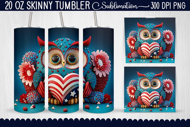 20 Oz Sublimation Tumbler Wrap Image 10