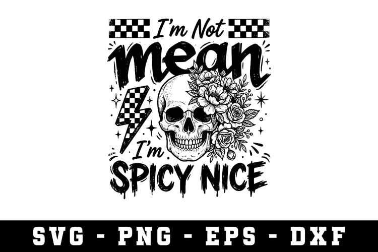 Im Not Mean Spice Nice Bundle |Sarcastic SVG Cut files |