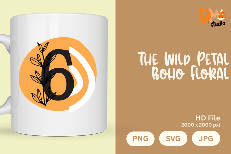 Wild Flower Svg Image 17