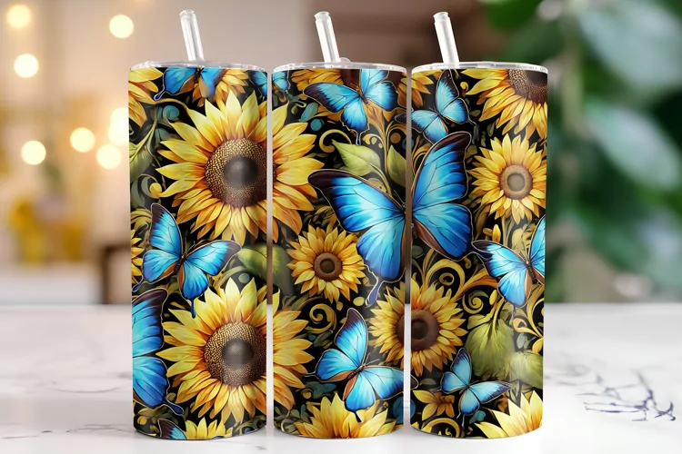 Sunflower Tumbler Wrap | Sublimation
