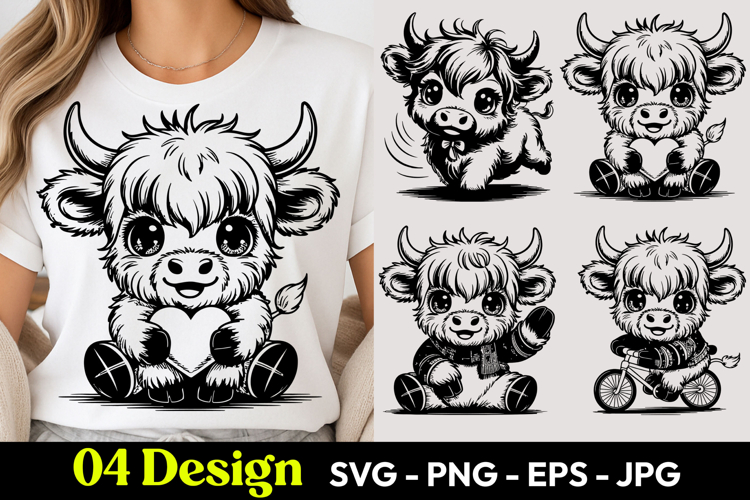 Baby Cow Svg Image 21