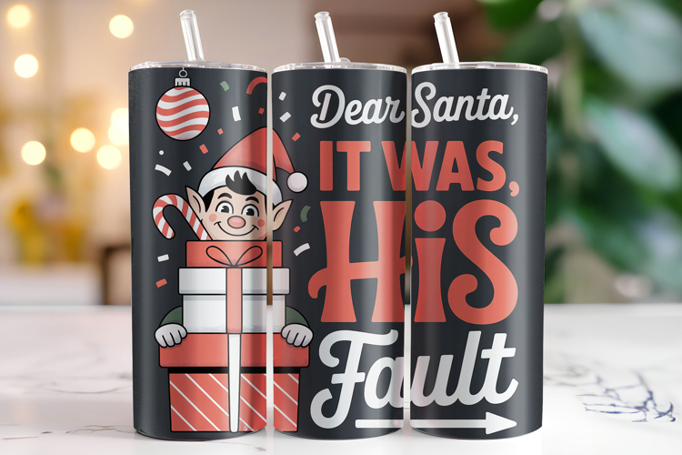 Christmas Tumbler Wrap Image 4
