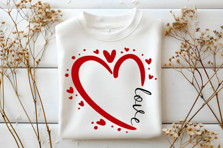Valentines Day Love Heart SVG,