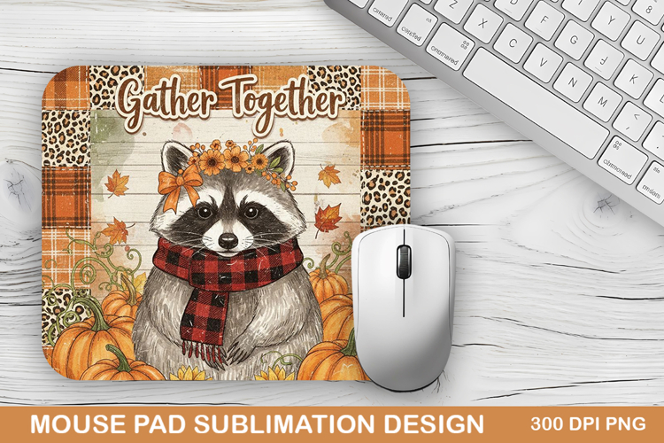 Gather Together Mouse Pad Sublimation - Halloween Design