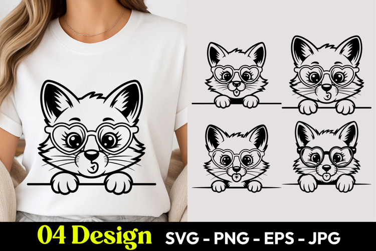 Fox Peeking Cartoon SVG PNG