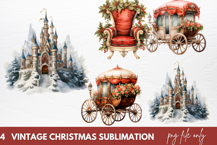 Vintage Christmas Clipart Image 13