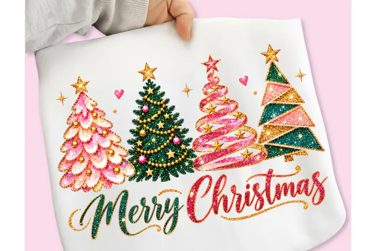 Merry Christmas PNG, Christmas Trees PNG, Christmas Shirt