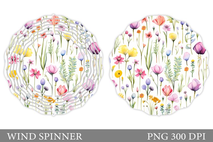 Watercolor Flowers Image 2