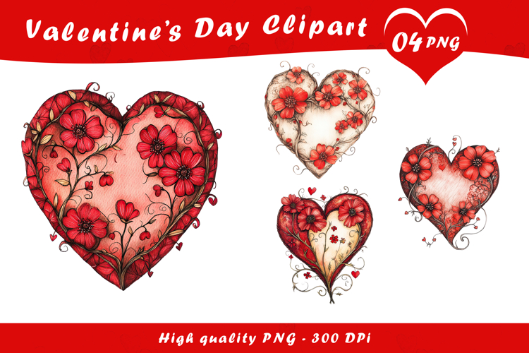 Valentine Heart Clipart Image 23