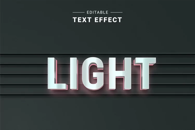 Editable Text Effect for Illustrator. Vector Graphic styles