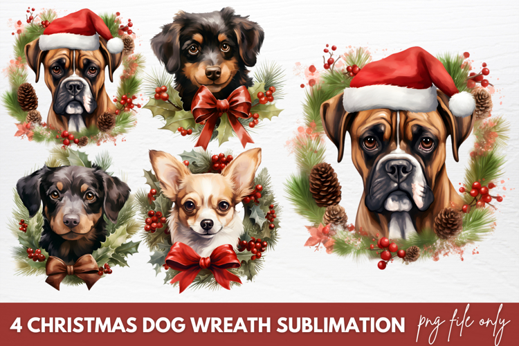 Christmas Wreath Clipart Image 24