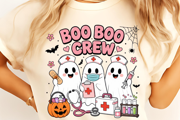 Boo Boo Crew PNG, Halloween PNG, Funny Halloween, Boo Ghost