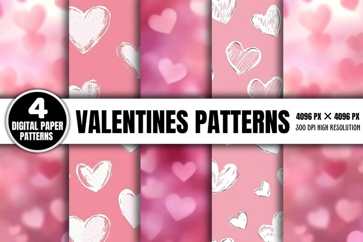 Pink Heart Background Image 17