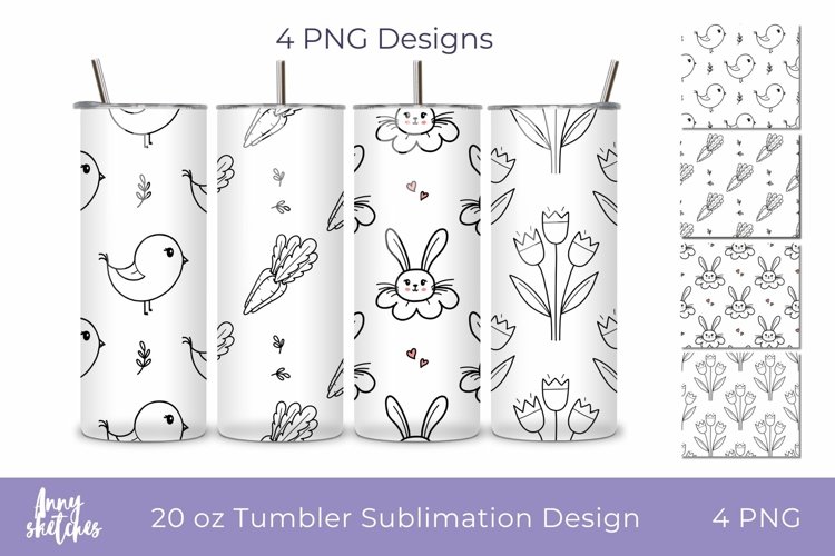 Easter Black And White Clipart Image 12
