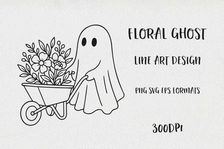 Floral Outline Svg Image 8