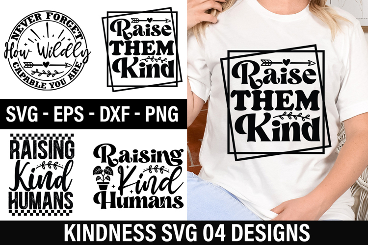 Kindness SVG Design - Never Forget How Wildly Capable You Ar
