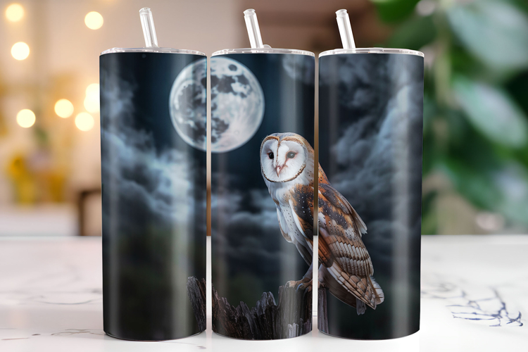Halloween Owl Tumbler Wrap | Sublimation | Tumblers