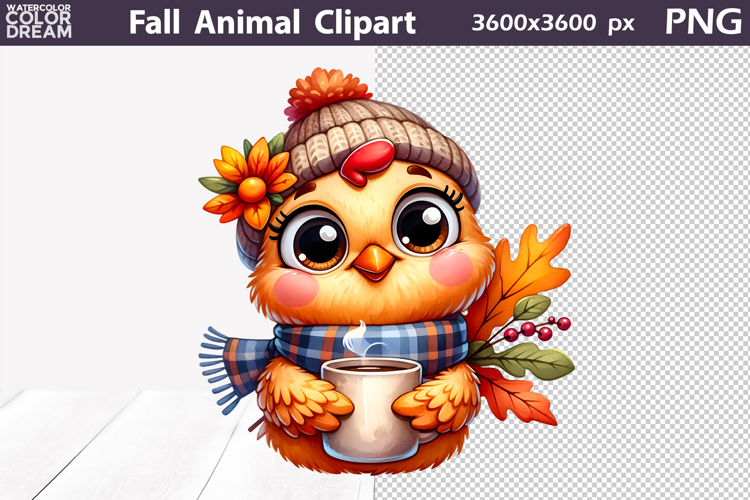 Fall Animals Clipart Image 15