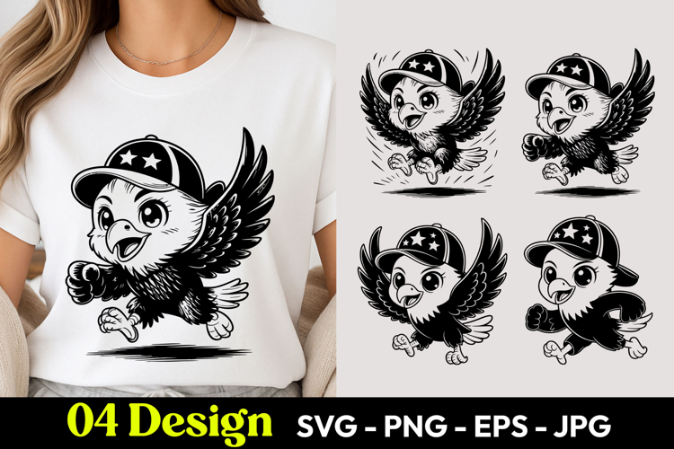 Flying Baby Owl SVG PNG