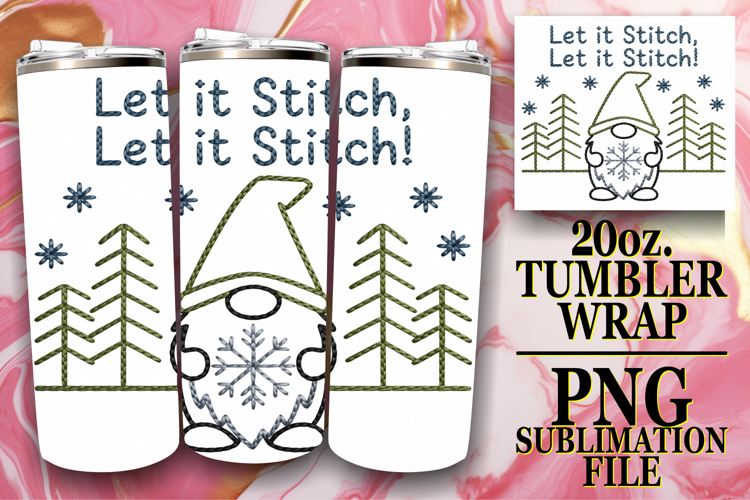 Christmas Tumbler Wrap Image 15