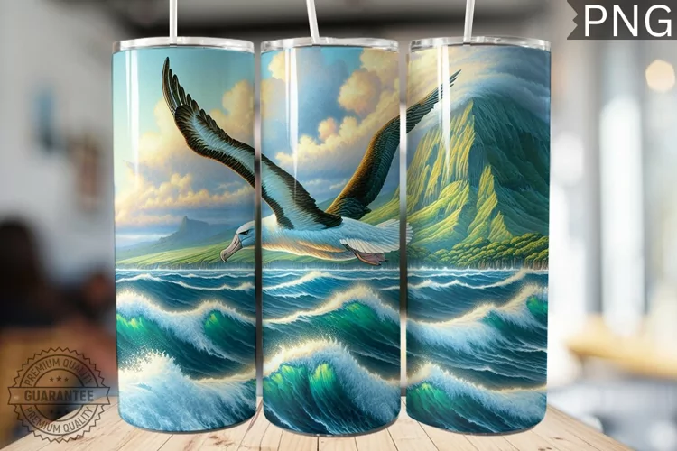 Albatross Tumbler Wrap - Albatross Tumbler Design