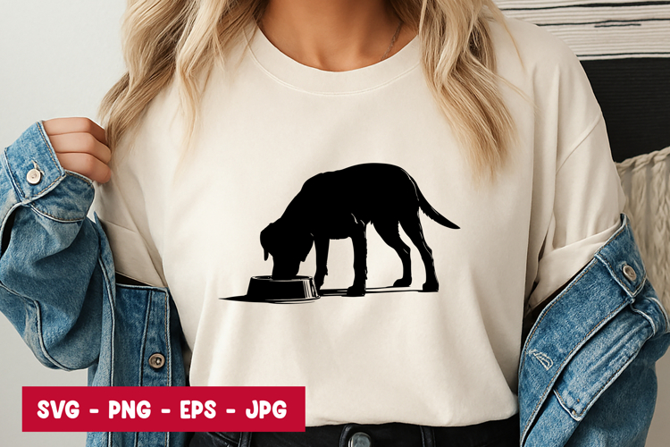 Dog Silhouette Image 2