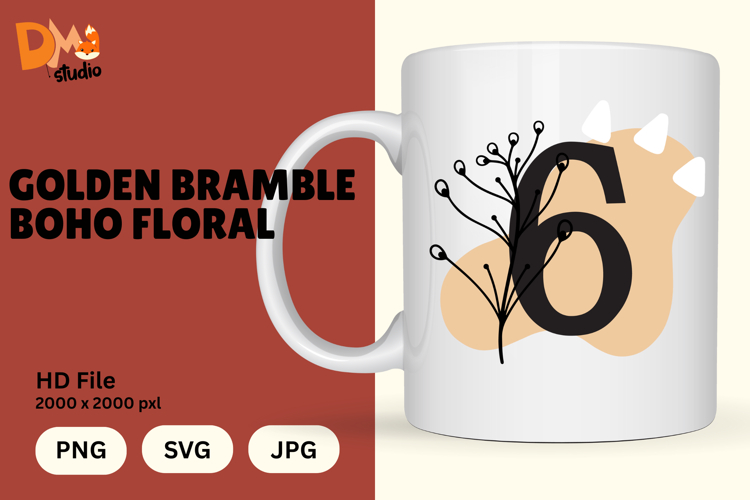 Floral Letter Svg Image 6