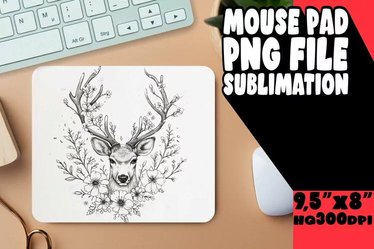 Wildly Bohemian: Sublimation Mouse Pads with Animals