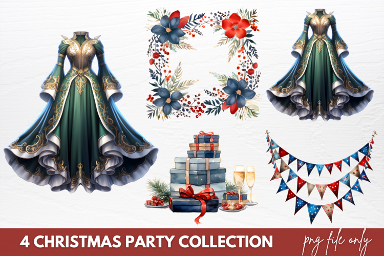 Christmas Watercolor Clipart Image 17