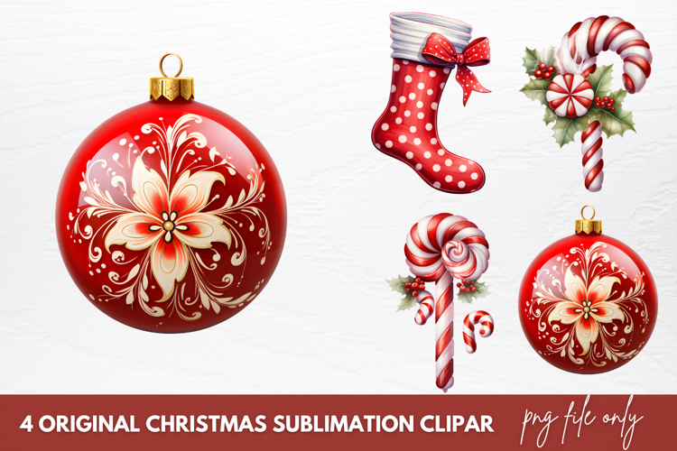 Christmas Watercolor Clipart Image 4