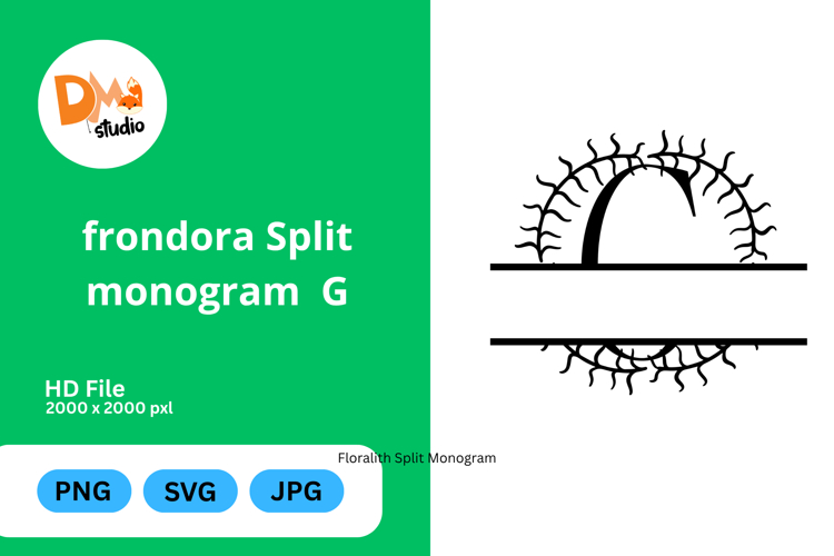 Frondora Split Monogram