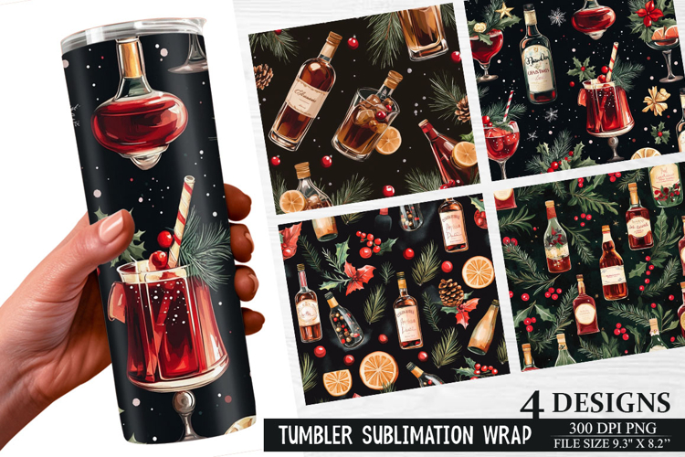 Christmas Tumbler Wrap
