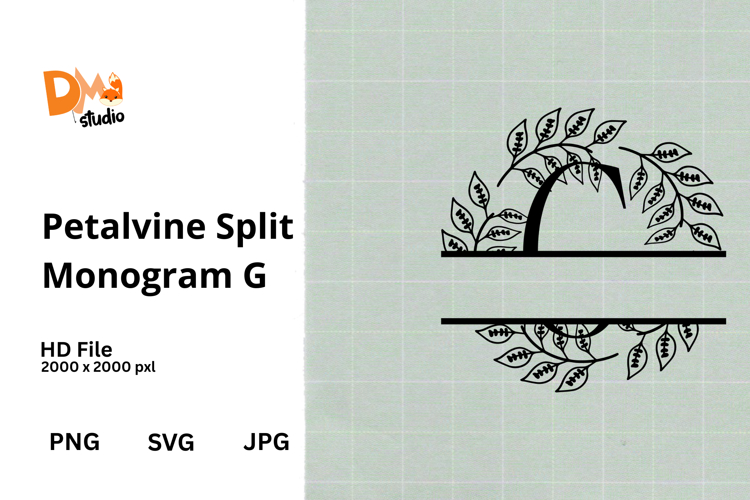 Floral Monogram Letter Svg Image 10