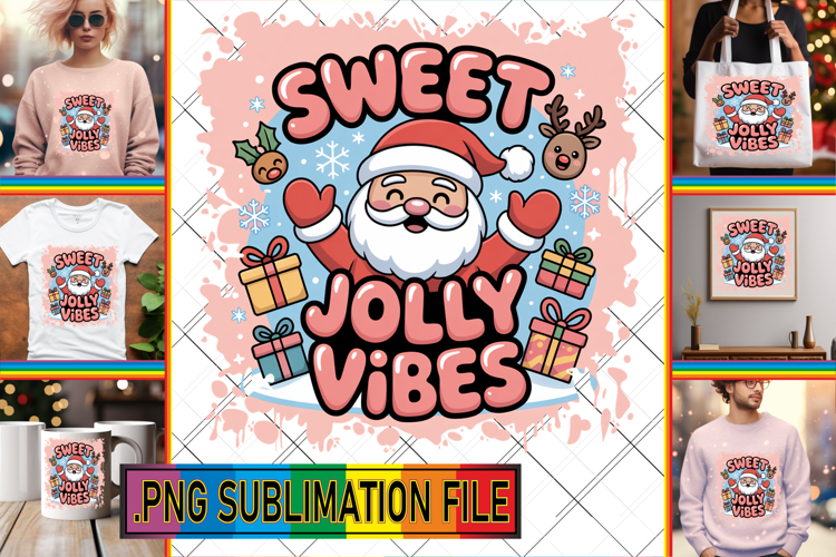 Enchanted TSHIRT Sublimation PNG, Funny Santa