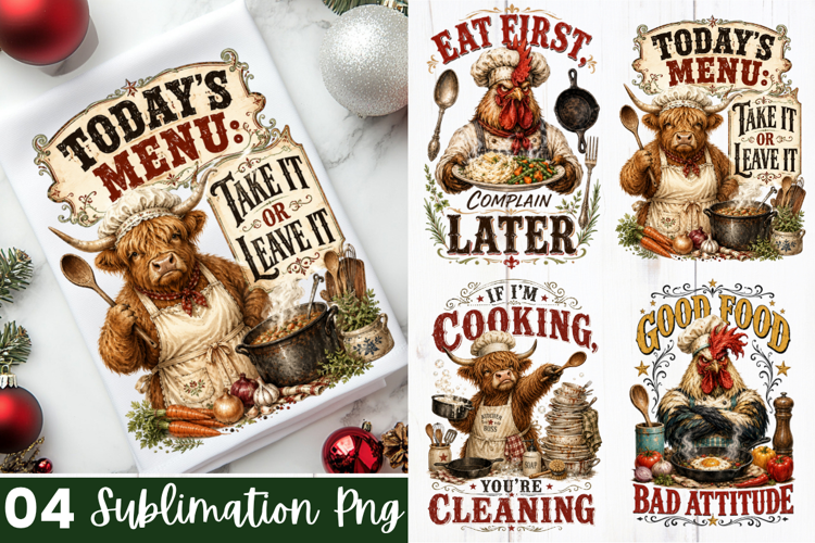 Funny Kitchen Chicken kitchen towel PNG, funny kitchen chick