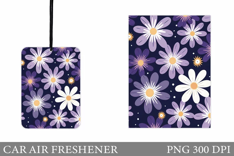 Daisy Flowers Car Air Freshener. Flowers Car Air Freshener