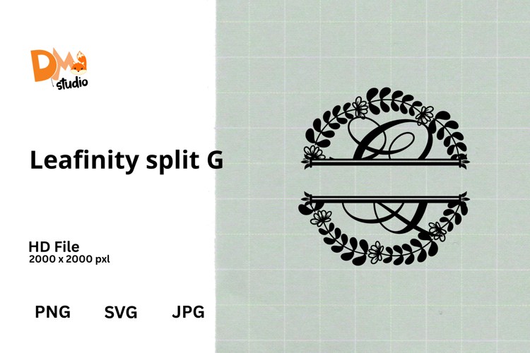 Floral Monogram Letter Svg Image 12