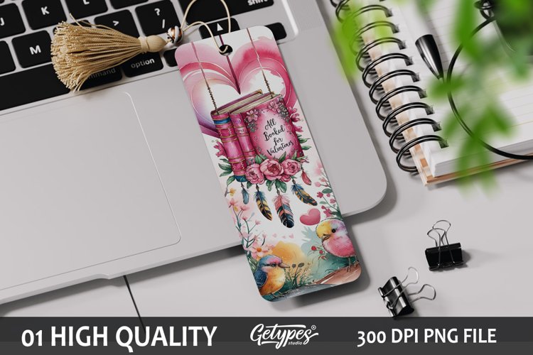 Printable Valentine Bookmark Image 24