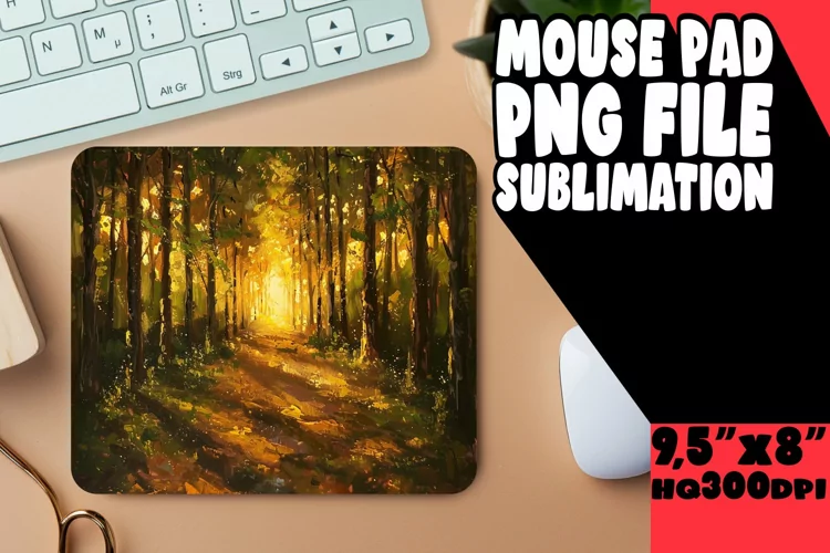 Tranquil Beauty Mouse Pad Sublimation