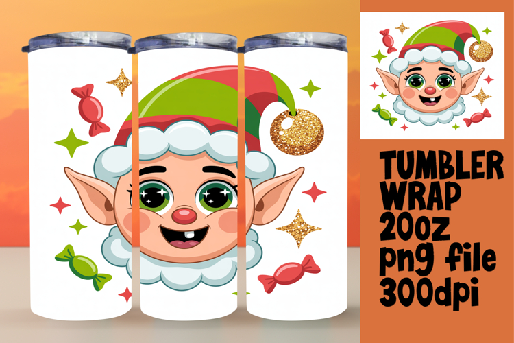 Christmas Tumbler Wrap Image 8