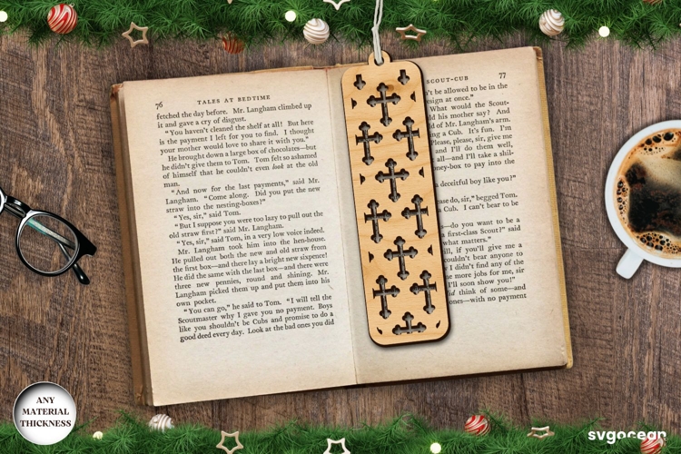 Nativity Bookmark Laser Cut | Glowforge | SVG
