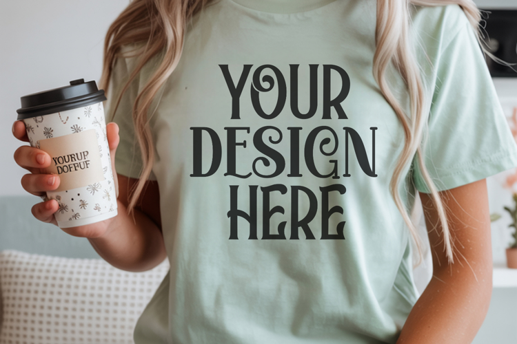 Bay Comfort Colors 1717 Christmas Mockup, CC 1717