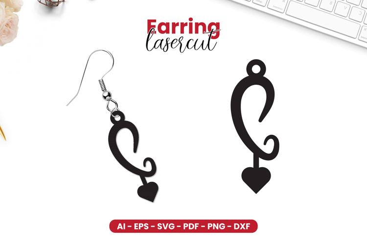 Earring LaserCut - Lasercut File