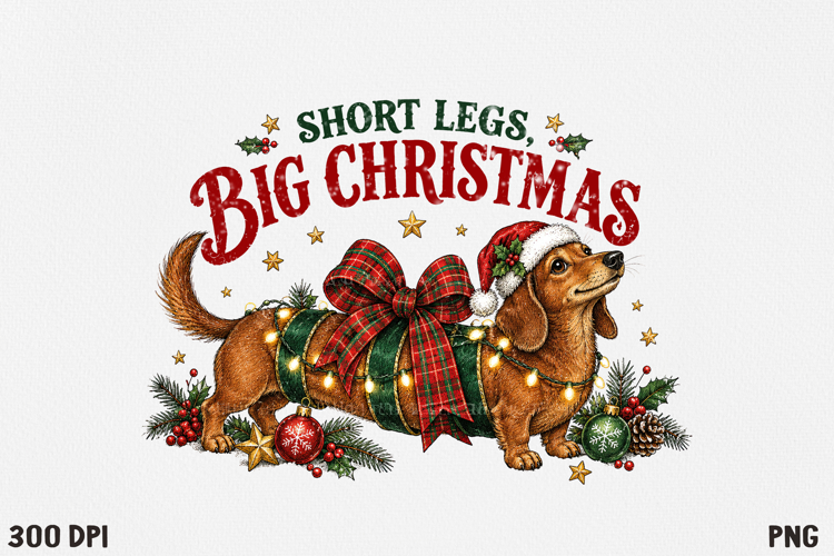 Christmas Clipart PNG, Festive Holiday Illustration.