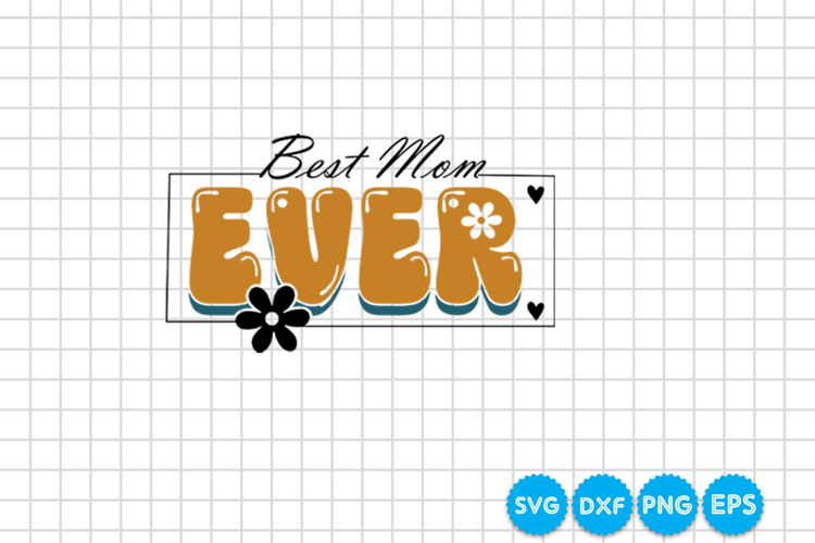 Mothers day retro SVG Design, Mom design