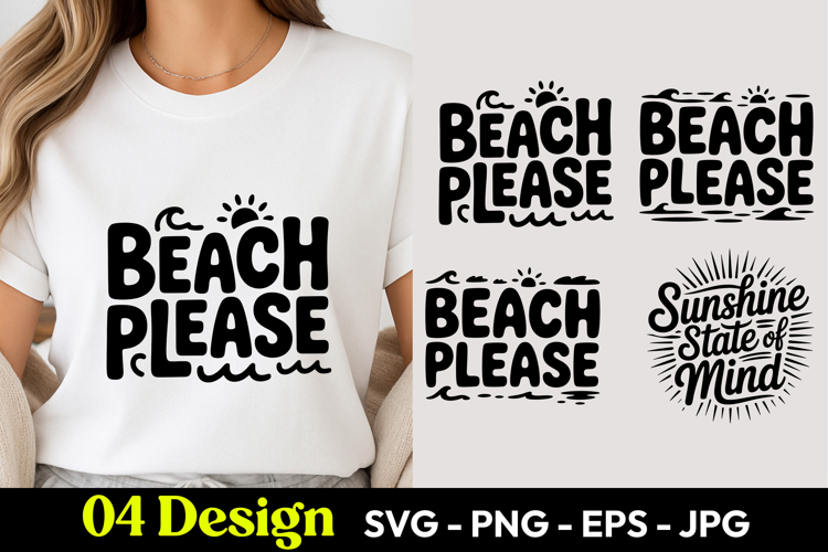 Beach Please SVG PNG
