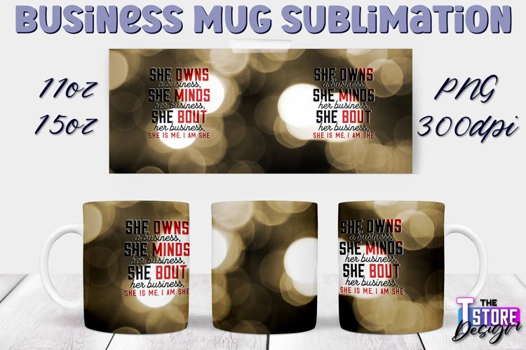 Business Mug Quotes Sublimation | 11 Oz 15 Oz Mug Design v.2 example image 1
