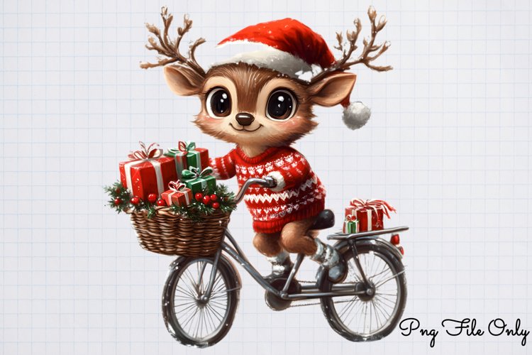 Christmas deer Reindeer clipart PNG