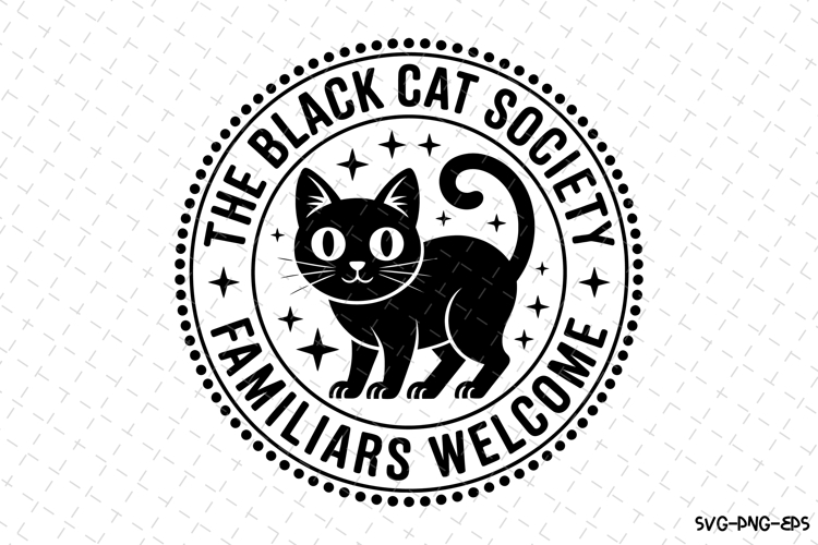 Halloween Black Cat Svg Image 24