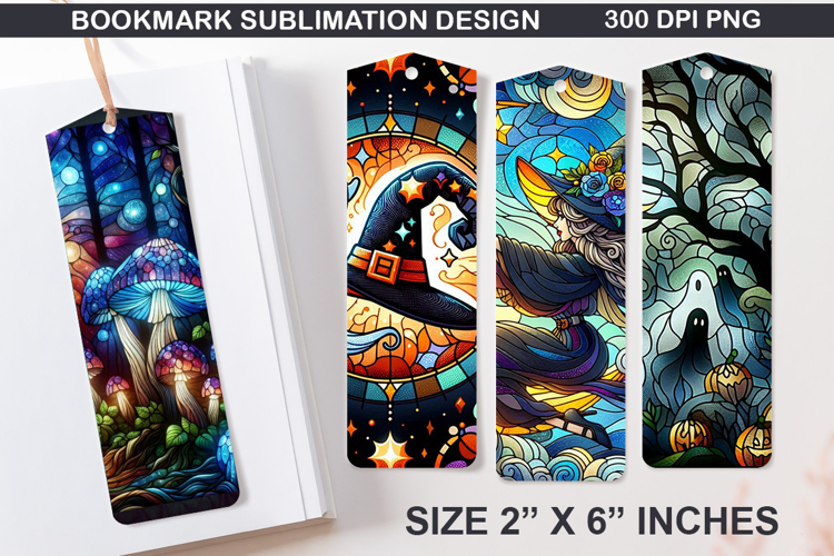 Bookmarks Sublimation - Halloween Holly Berries PNG Design